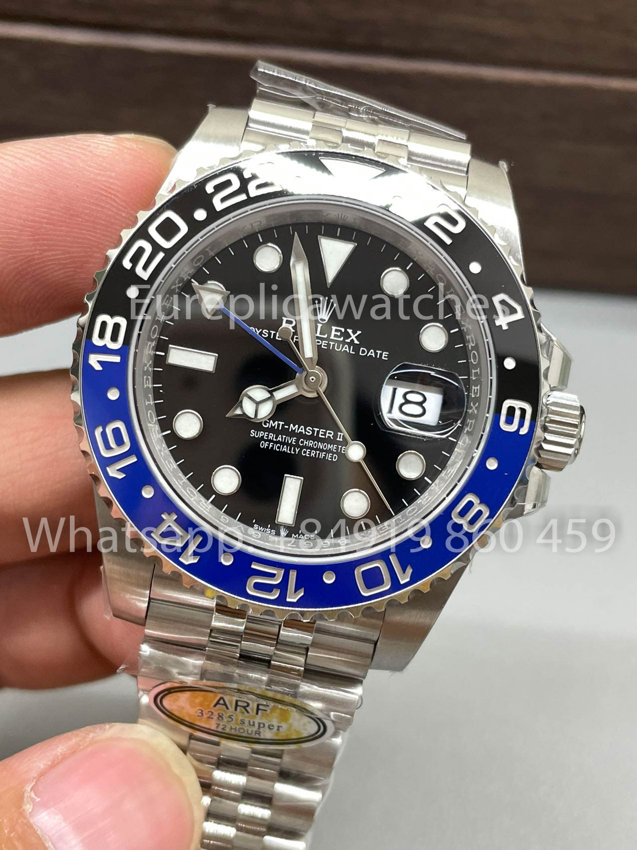 Rolex GMT Master II M126710BLNR-0002 Jubilee cinturino 1:1 Best Clone ARF Fabbrica