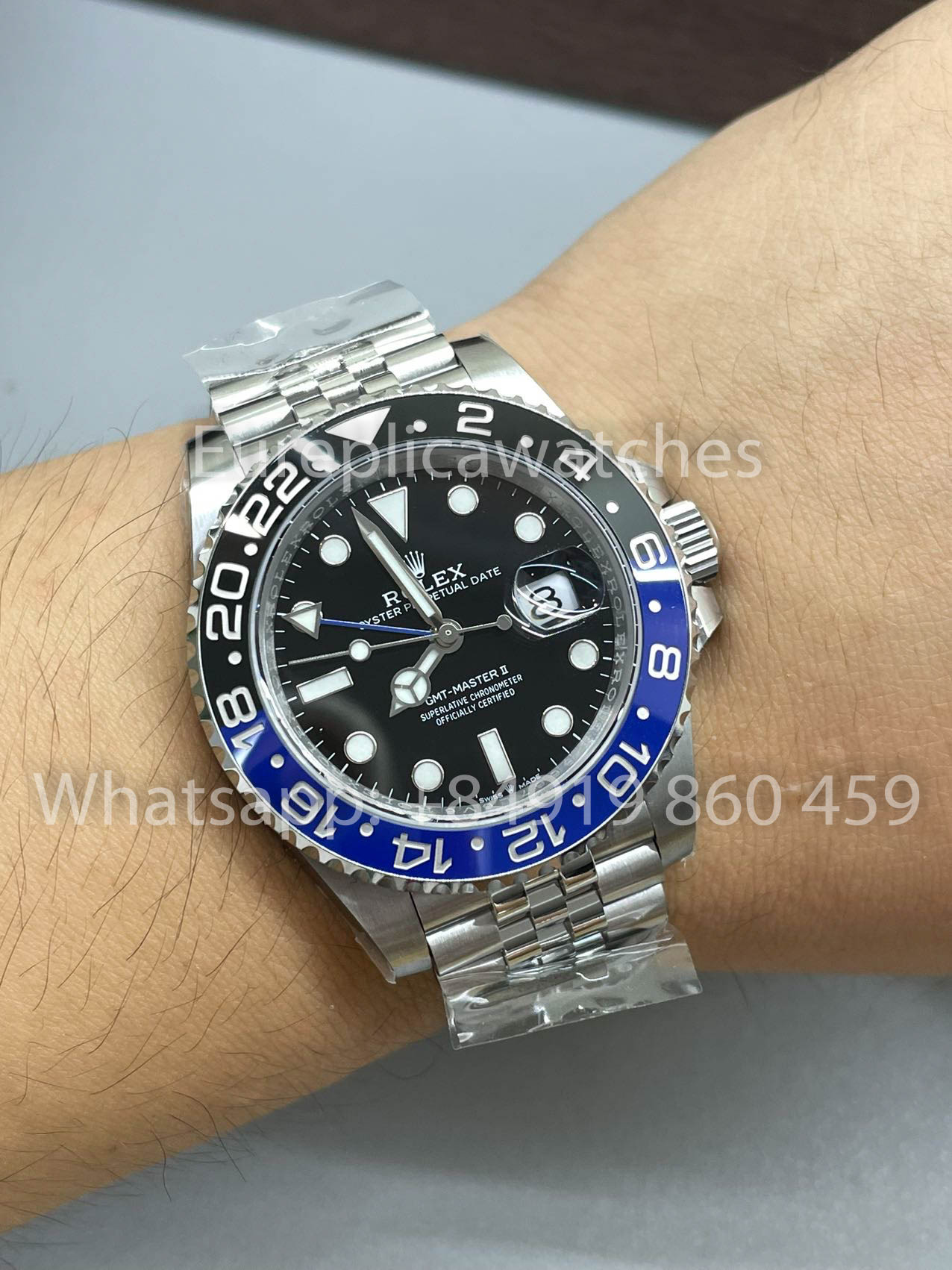 Rolex GMT Master II M126710BLNR-0002 Jubilee cinturino 1:1 Best Clone ARF Fabbrica