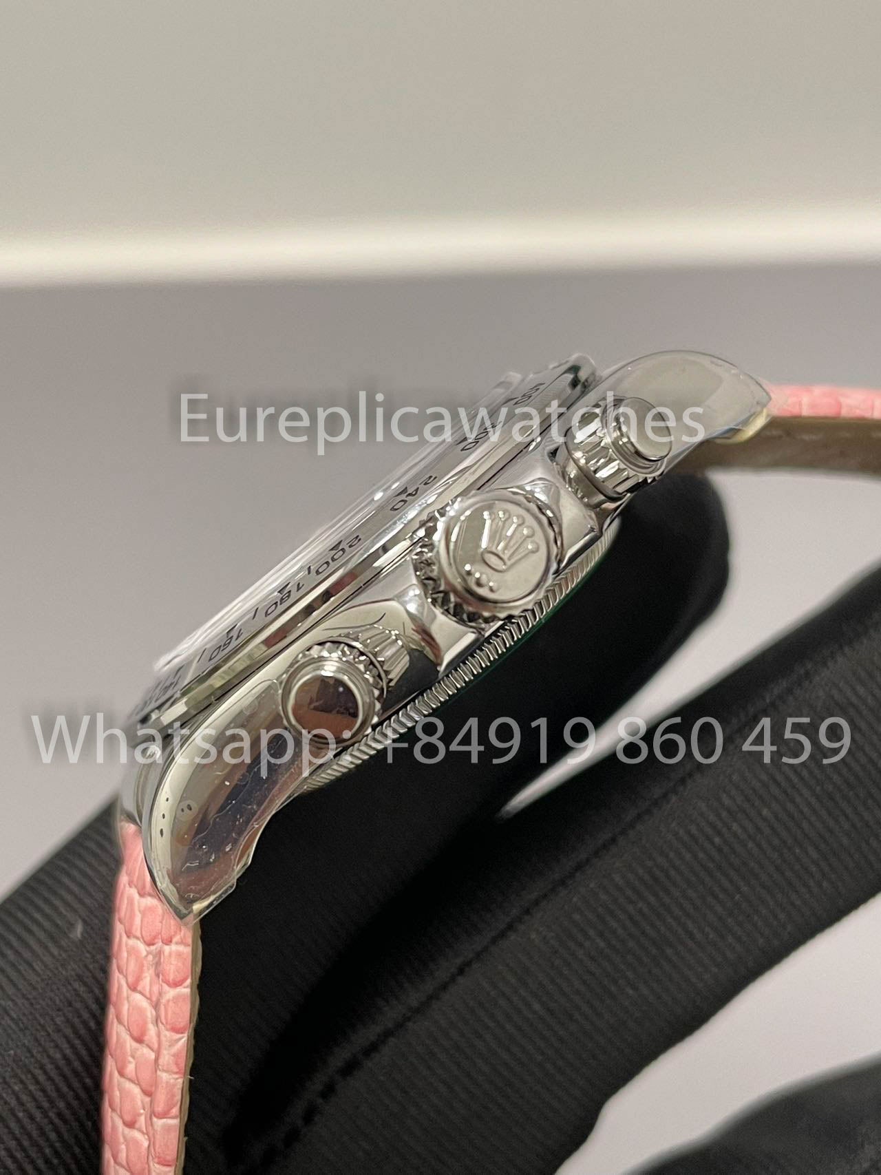 Rolex Cosmograph Daytona 116519 Custom by Wukong Fabbrica Pink cinturino