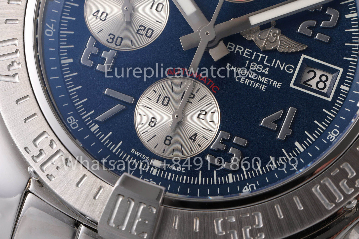 Breitling Avenger A13381111C1A1 acciaio inossidabile Blu 1:1 Best Clone EF Fabbrica
