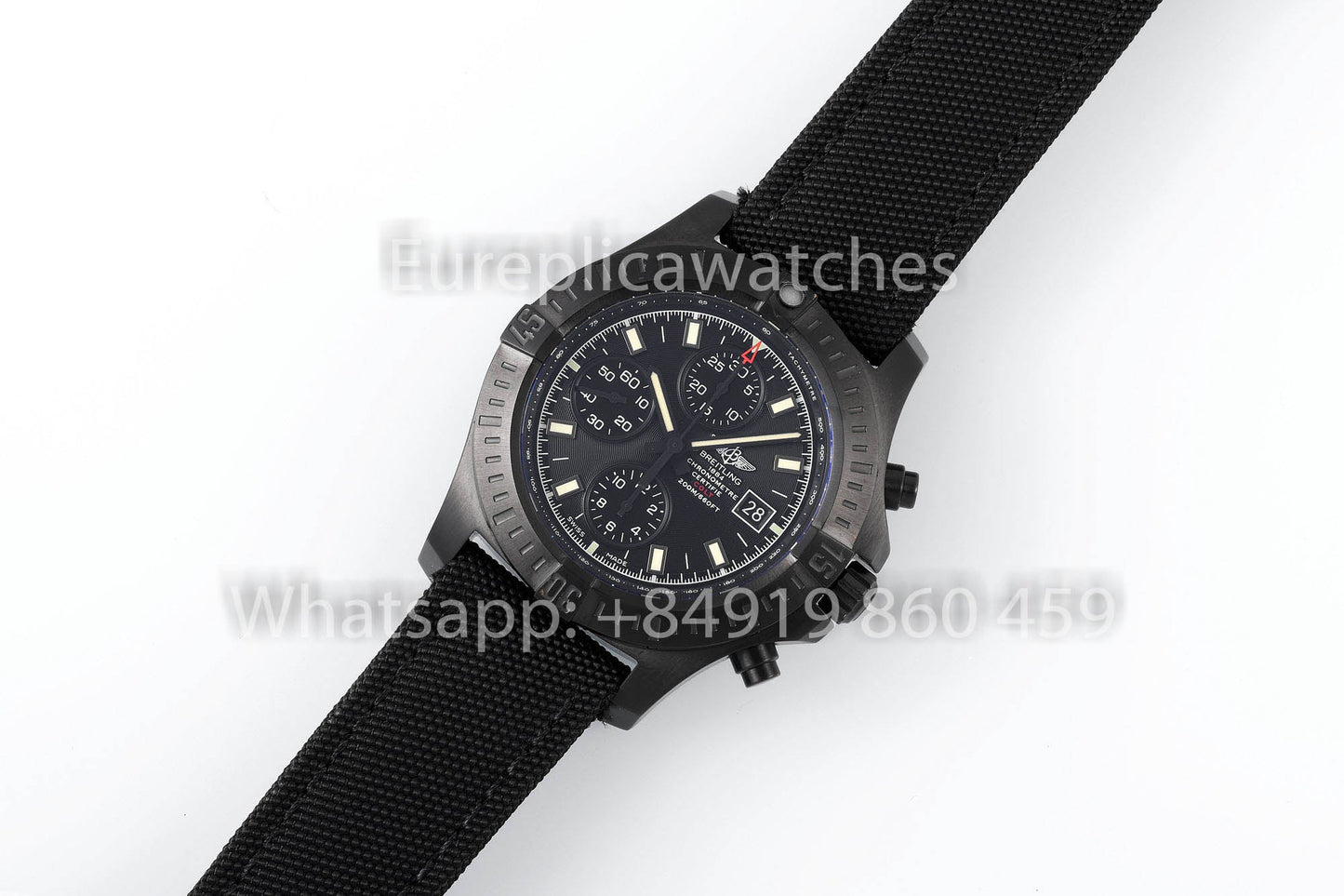 BREITLING Colt cronografo M1338810 Reloj para hombre 1:1 Mejor clon EF Fabbrica Velcro cinturino