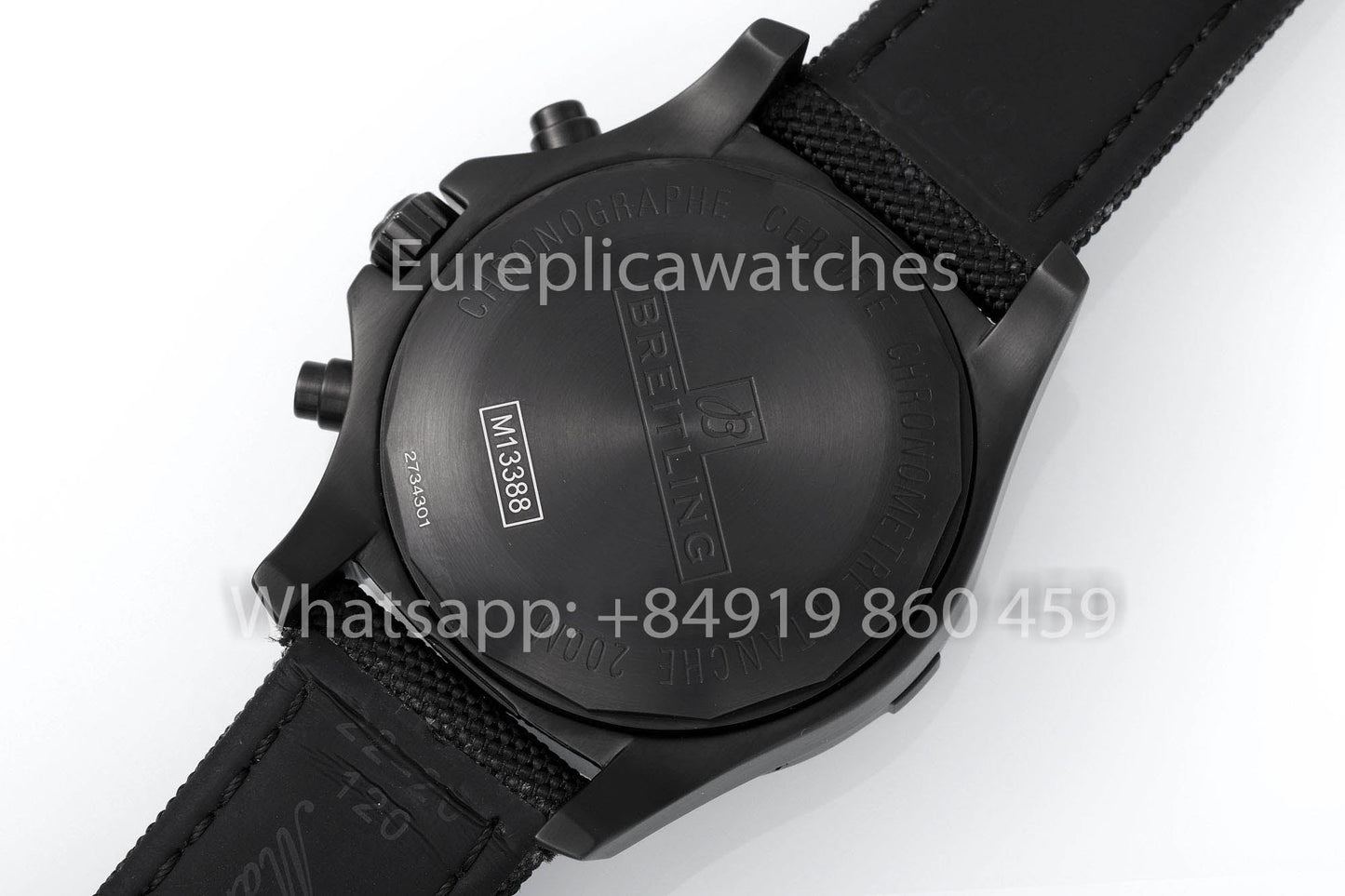 BREITLING Colt cronografo M1338810 Reloj para hombre 1:1 Mejor clon EF Fabbrica Velcro cinturino