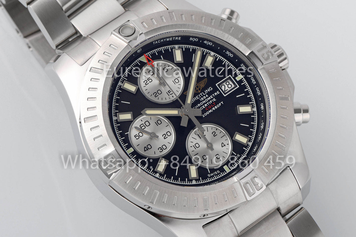 BREITLING Colt cronografo A1338811 Men's Watch 1:1 Best Clone EF Fabbrica quadrante nero