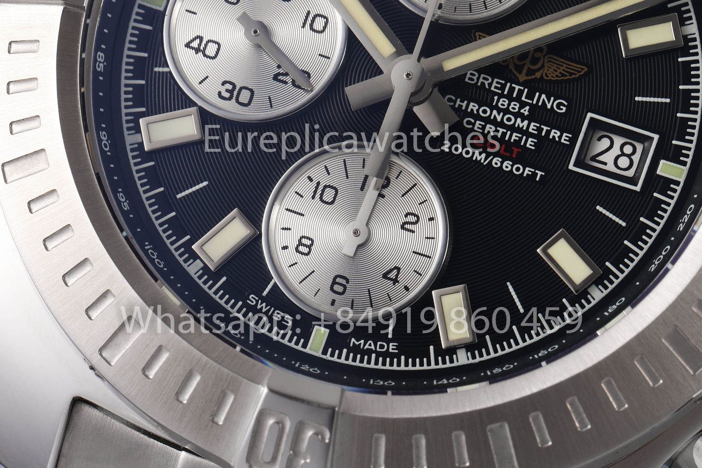 BREITLING Colt cronografo A1338811 Men's Watch 1:1 Best Clone EF Fabbrica quadrante nero