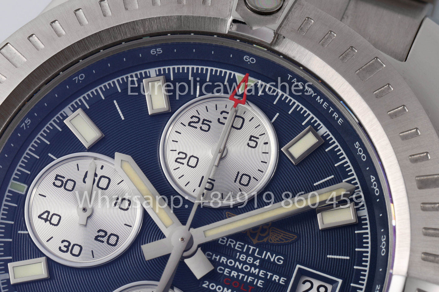 Breitling Colt A57035 acciaio inossidabile 1:1 Best Clone EF Fabbrica quadrante blu