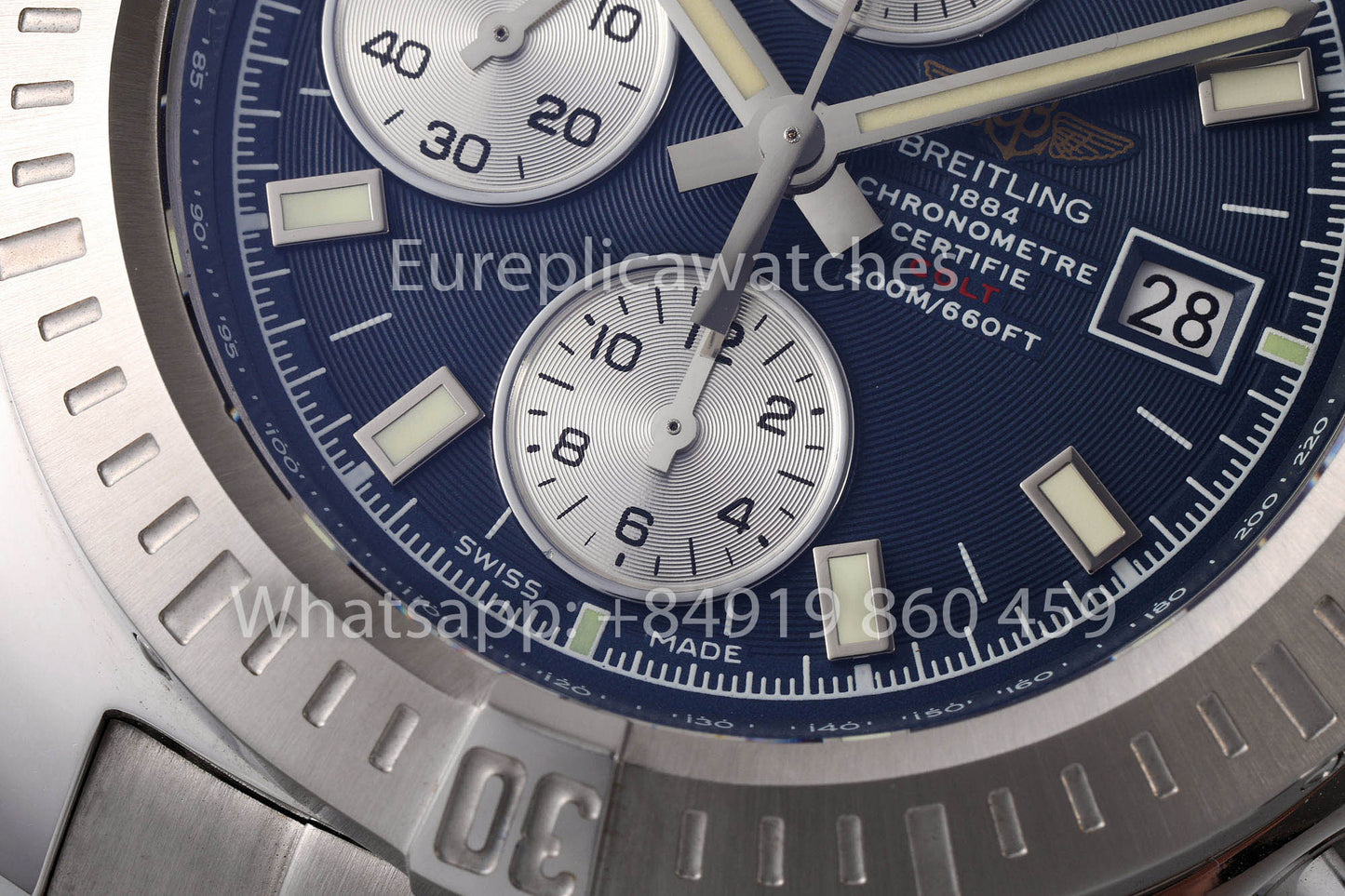 Breitling Colt A57035 acciaio inossidabile 1:1 Best Clone EF Fabbrica quadrante blu