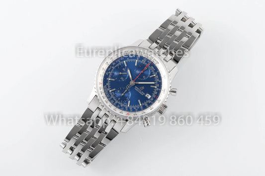 BREITLING Navitimer cronografo A13324121B1X1 quadrante blu 1:1 Best Clone EF Fabbrica