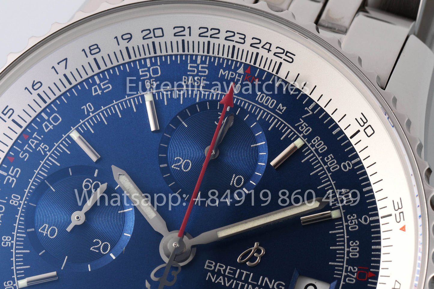 BREITLING Navitimer cronografo A13324121B1X1 quadrante blu 1:1 Best Clone EF Fabbrica