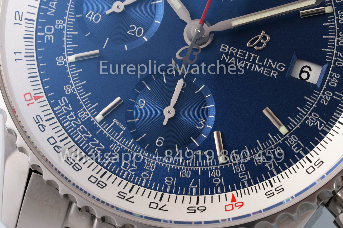 BREITLING Navitimer cronografo A13324121B1X1 quadrante blu 1:1 Best Clone EF Fabbrica