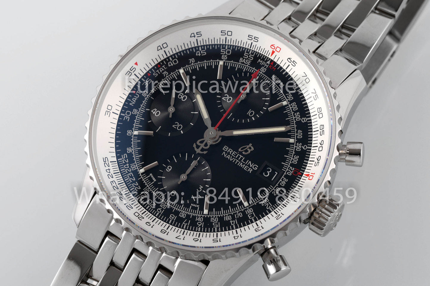 BREITLING Navitimer cronografo 41A13324121B1A1  quadrante nero 1:1 Best Clone EF Fabbrica