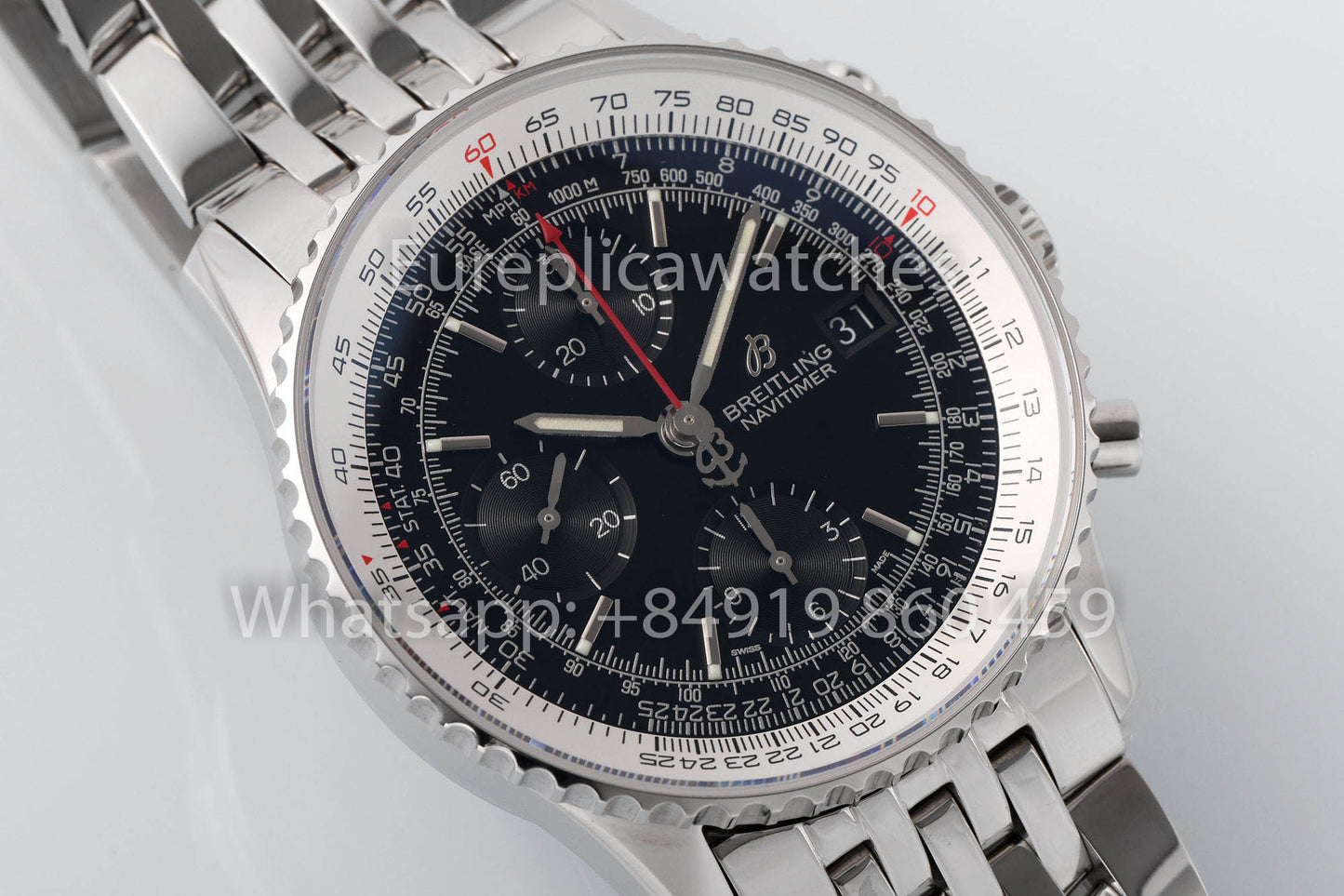 BREITLING Navitimer cronografo 41A13324121B1A1  quadrante nero 1:1 Best Clone EF Fabbrica