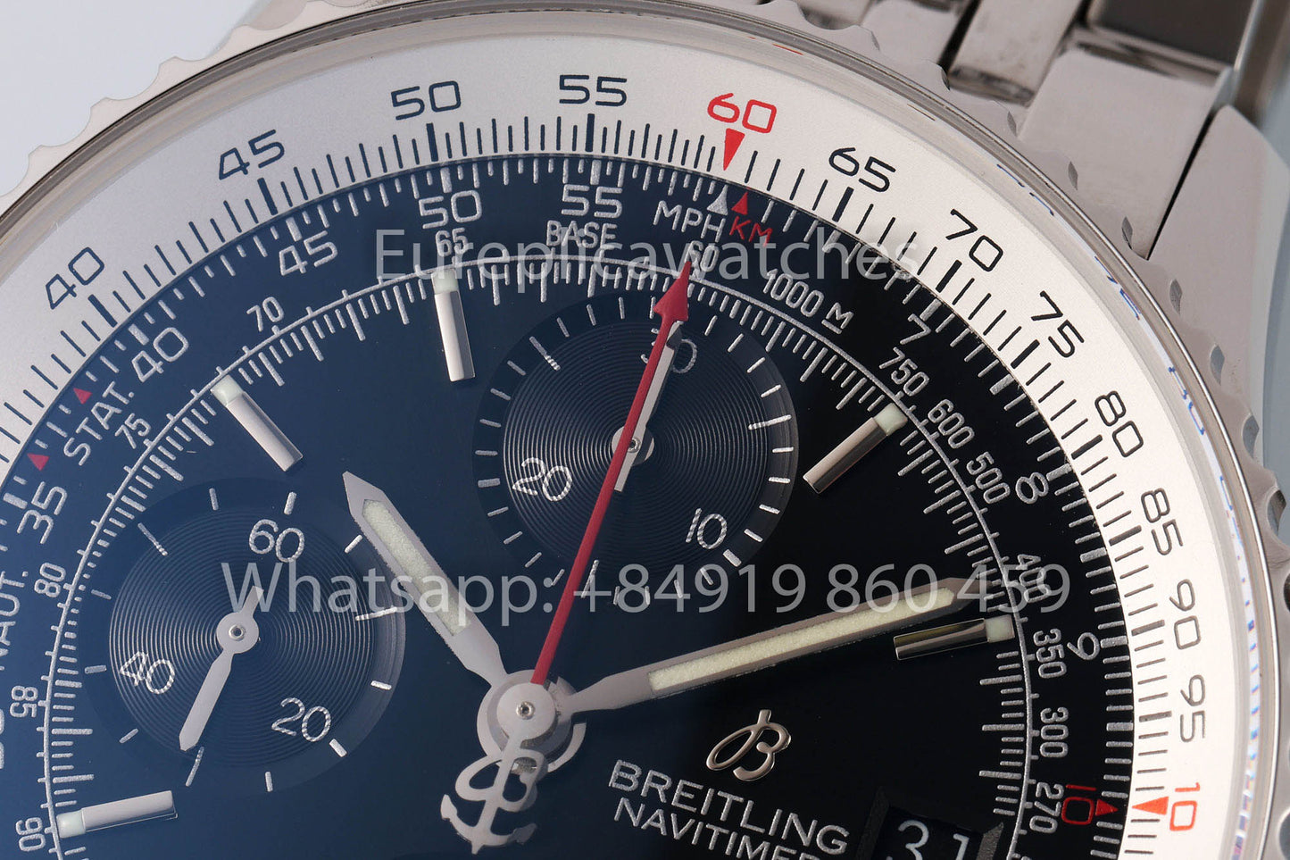 BREITLING Navitimer cronografo 41A13324121B1A1  quadrante nero 1:1 Best Clone EF Fabbrica