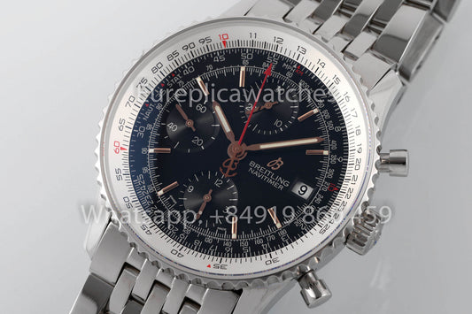 BREITLING Navitimer cronografo 41A13324121B1A1  quadrante nero 1:1 Best Clone EF Fabbrica RS