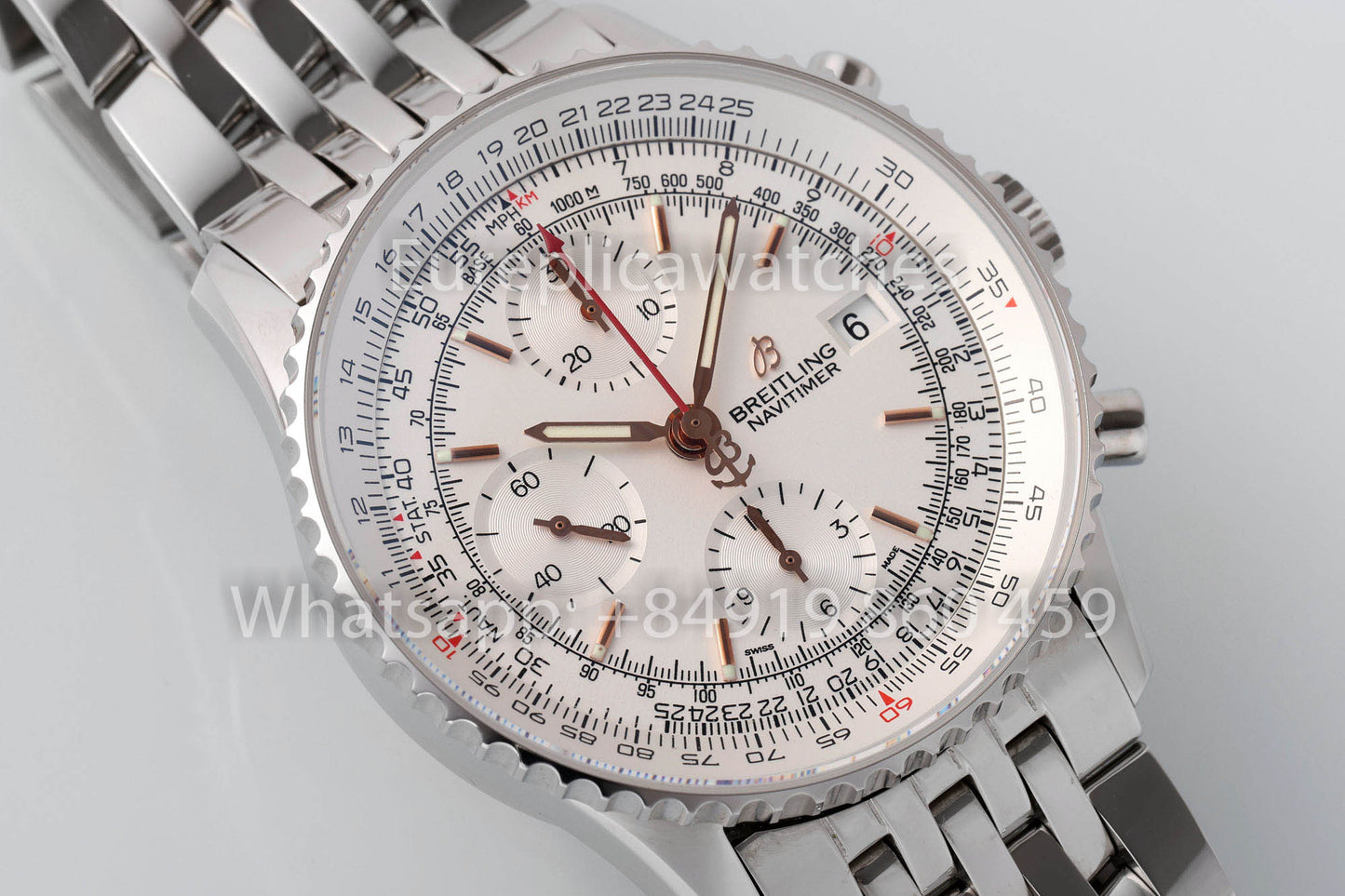 Breitling Navitimer A13324121G1A1 quadrante bianco 1:1 Best Clone EF Fabbrica acciaio inossidabile