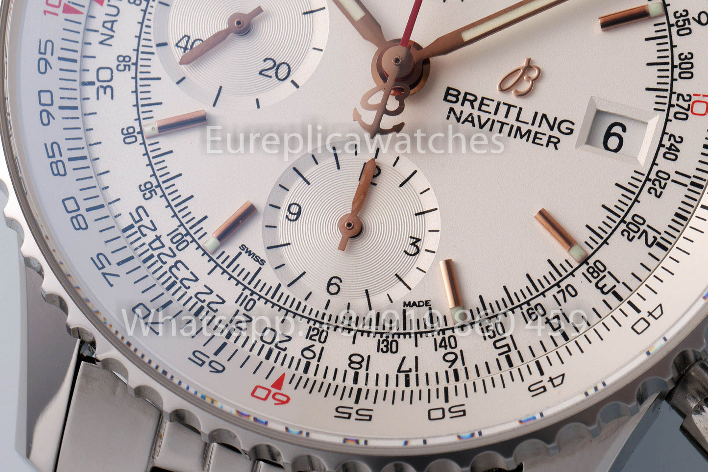 Breitling Navitimer A13324121G1A1 quadrante bianco 1:1 Best Clone EF Fabbrica acciaio inossidabile