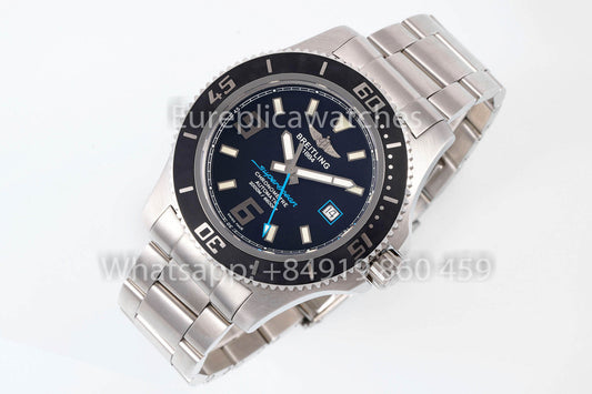 Breitling Superocean 44 A17391  1:1 Best Clone acciaio inossidabile EF Fabbrica Blu Hands
