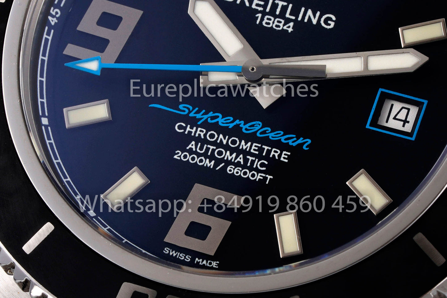 Breitling Superocean 44 A17391  1:1 Best Clone acciaio inossidabile EF Fabbrica Blu Hands