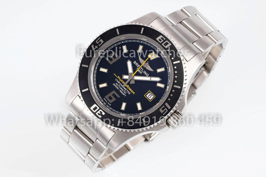 Breitling Superocean 44 A17391  1:1 Best Clone acciaio inossidabile EF Fabbrica Yellow Hands