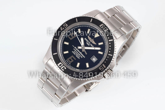 Breitling Superocean 44 A17391  1:1 Best Clone acciaio inossidabile EF Fabbrica Bianco Hands
