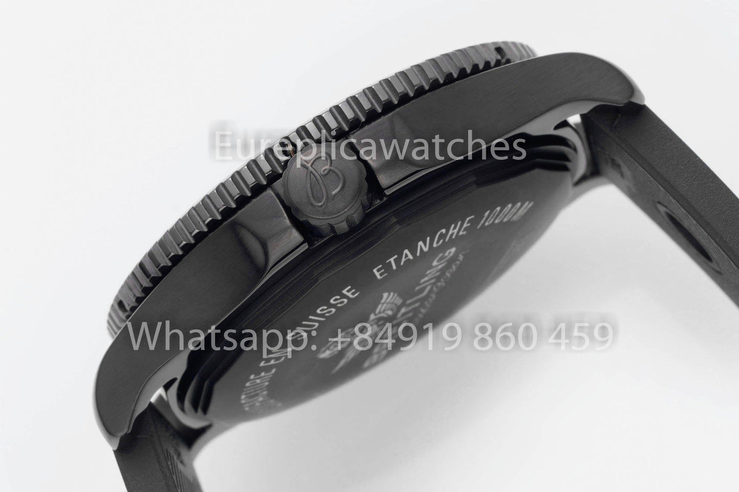 Breitling Superocean M17393131B1S1 Gomma cinturino quadrante nero 1:1 Best Clone EF Fabbrica