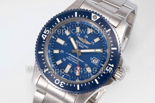 Breitling Superocean Y17393 acciaio inossidabile quadrante blu 1:1 Best Clone EF Fabbrica