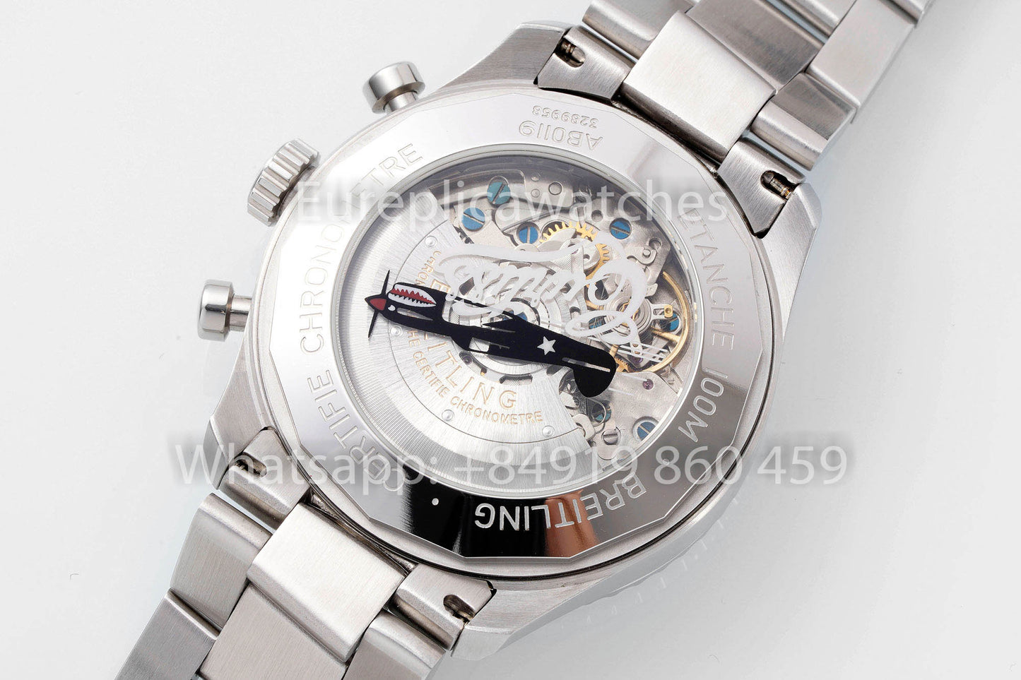 Breitling Aviator 8 Ab01192a1l1a1 quadrante verde 1:1 Best Clone EF Fabbrica acciaio inossidabile