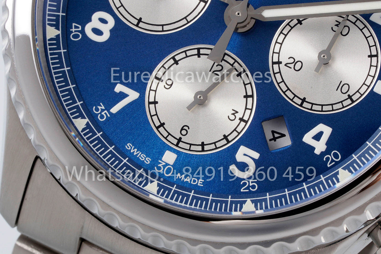 Breitling Aviator 8 AB01194A1B1X1 quadrante blu 1:1 Best Clone EF Fabbrica acciaio inossidabile