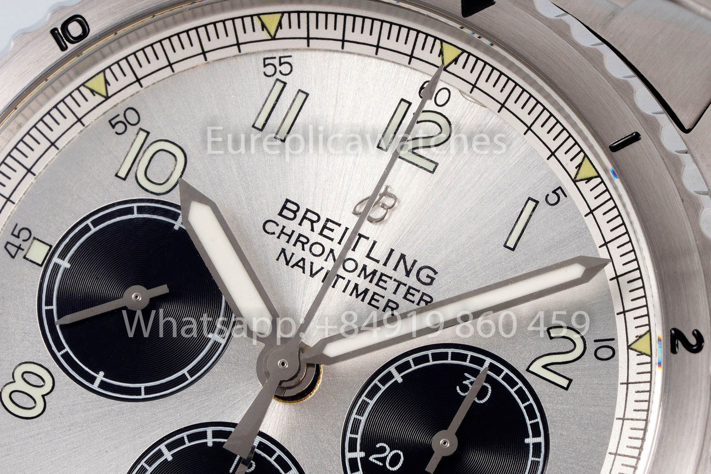 Breitling Aviator 8 AB01194A1B1X1 quadrante bianco 1:1 Best Clone EF Fabbrica acciaio inossidabile