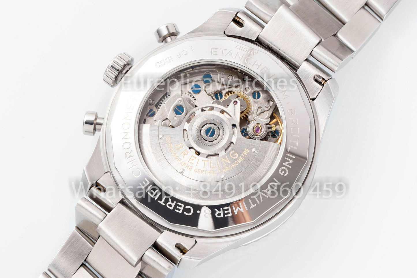 Breitling Aviator 8 AB01194A1B1X1 quadrante bianco 1:1 Best Clone EF Fabbrica acciaio inossidabile