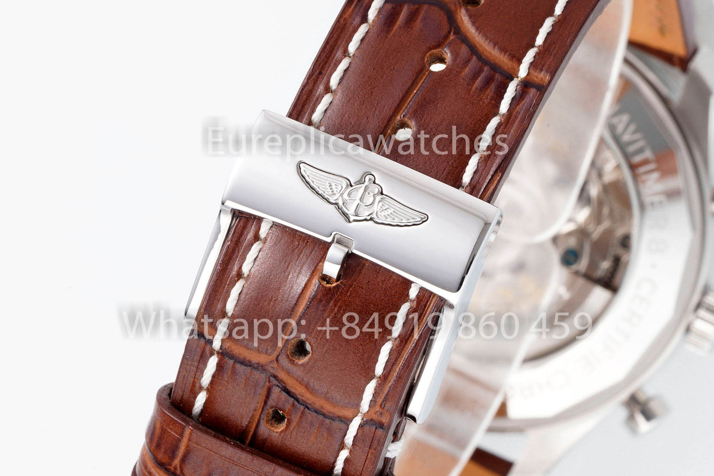 Breitling Aviator AB01194A1B1X1 quadrante nero Brown cinturino 1:1 Best Clone EF Fabbrica