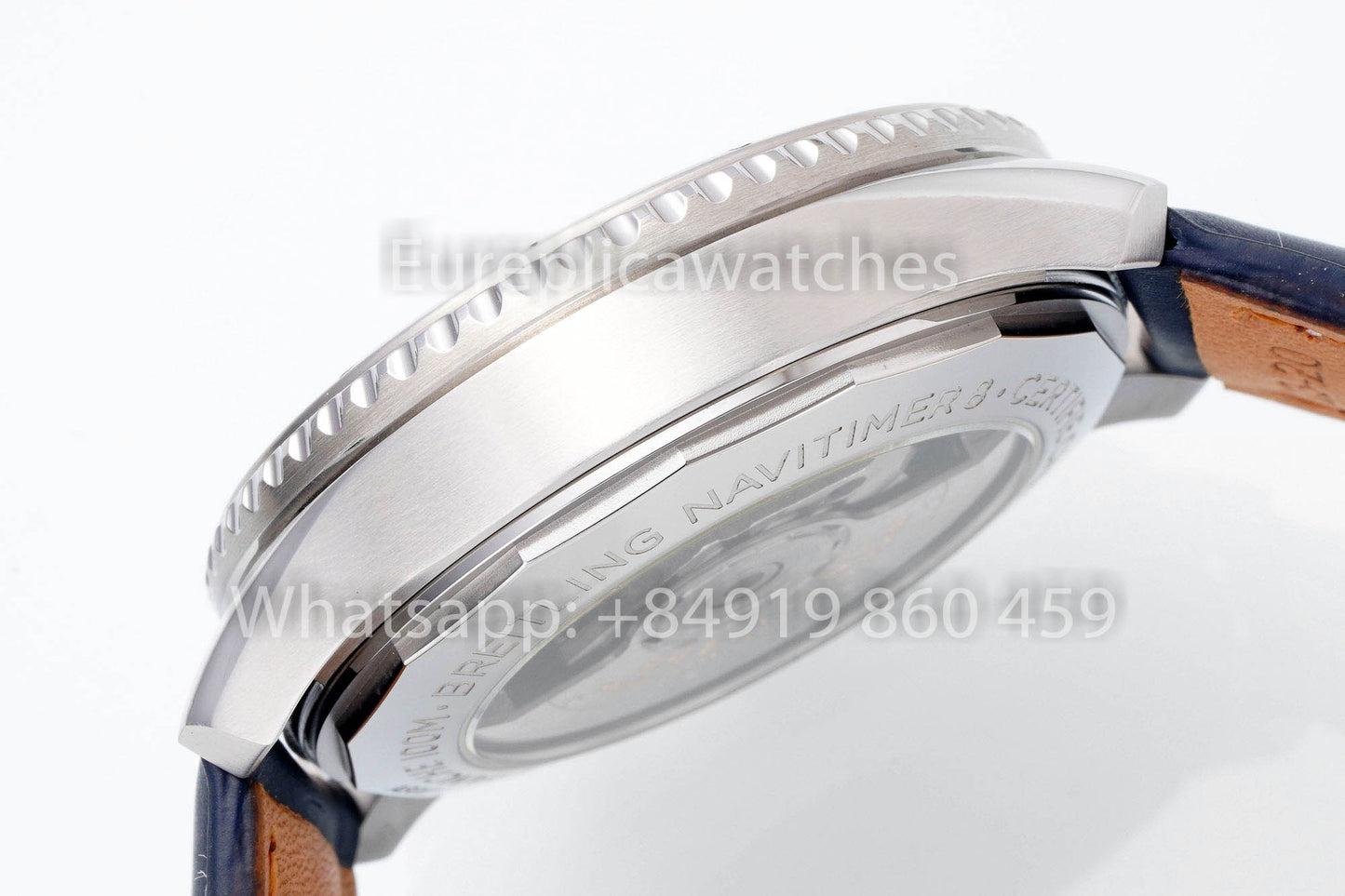 Breitling Aviator AB01194A1B1X1 quadrante bianco Blu cinturino 1:1 Best Clone EF Fabbrica