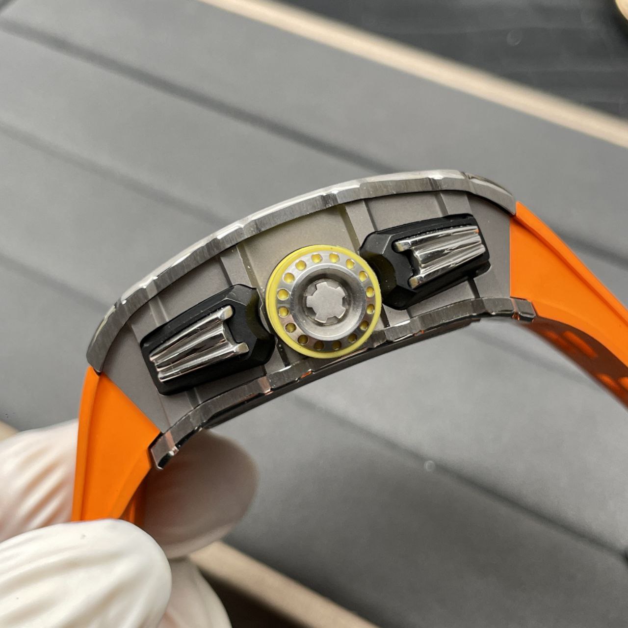 Richard Mille RM11-03 1:1 Best Edition KV Fabbrica Orange cinturino