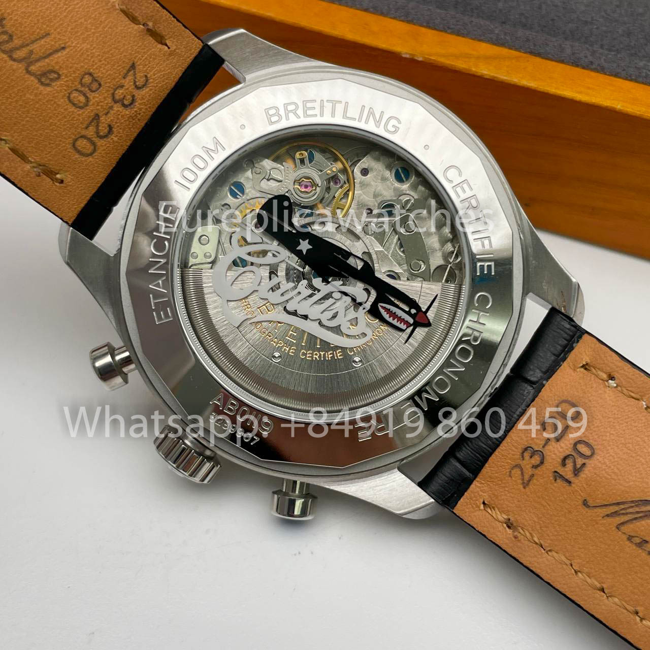 Breitling Aviator 8 Ab01192a1l1X1 quadrante verde  1:1 Best Clone EF Fabbrica