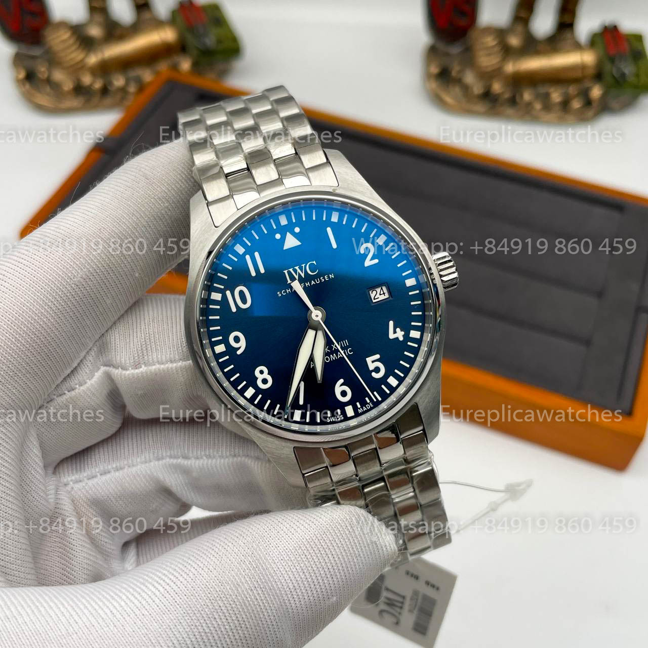 IWC Pilot IW327014 1:1 Best Edition V7 Fabbrica Blue Dial