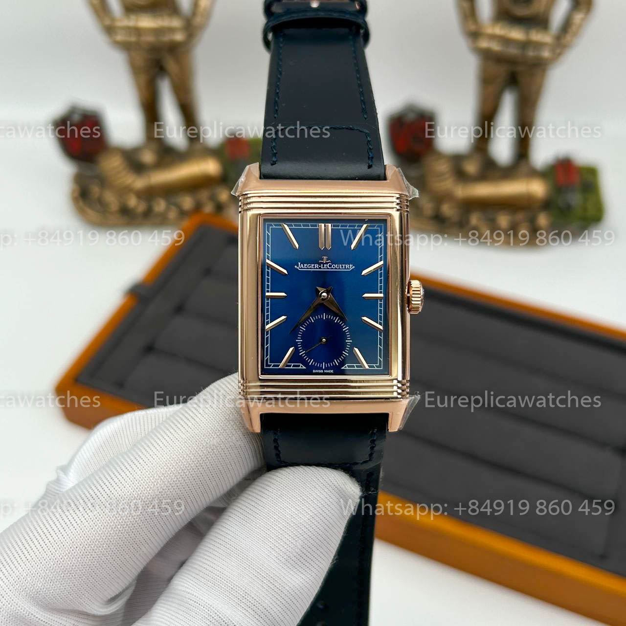 Jaeger-LeCoultre Reverso  Classic Large Duoface  Small Seconds 398258J MG Fabbrica 1:1 Best Clone Rose Gold