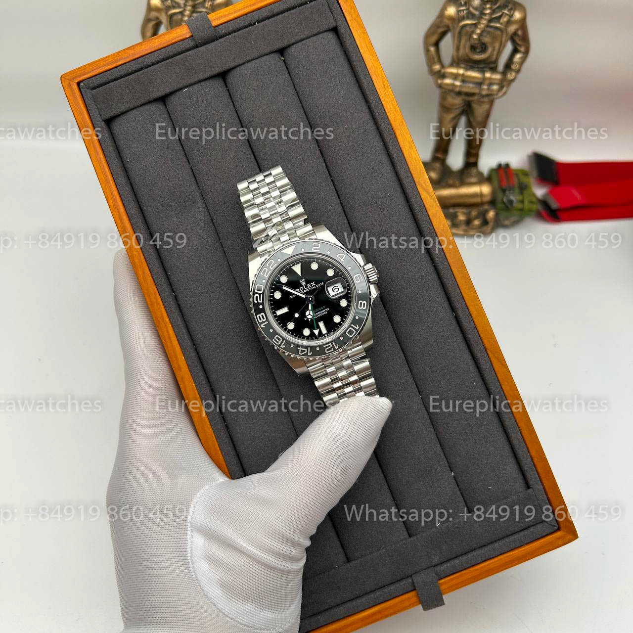 Rolex GMT‑Master II m126710 Bruce Wayne Batman versión mejorada 1:1 VS Fabrica