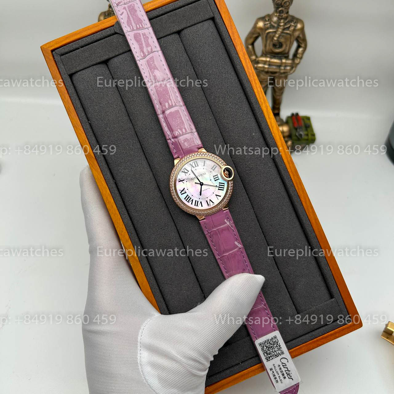 Ballon Bleu De Cartier WE902066 1:1 Best Edition V6 Fabbrica V4 Rose Gold