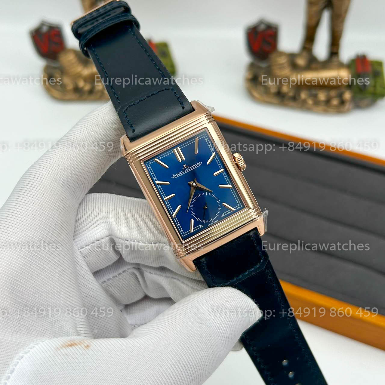 Jaeger-LeCoultre Reverso  Classic Large Duoface  Small Seconds 398258J MG Fabbrica 1:1 Best Clone Rose Gold