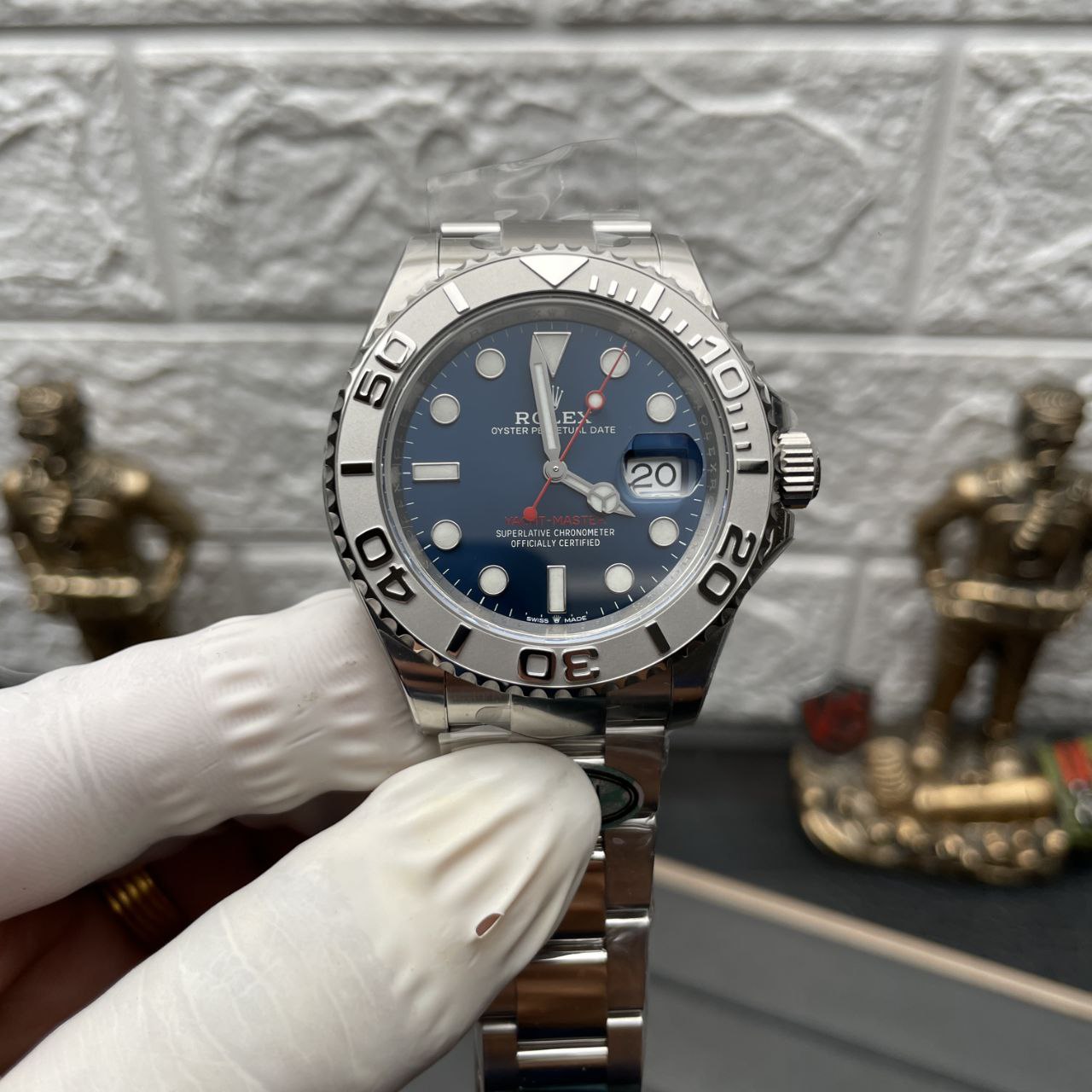 Rolex Yacht‑Master M126622-0002 1:1 edizione migliore Clean Fabbrica quadrante blu newest Versione