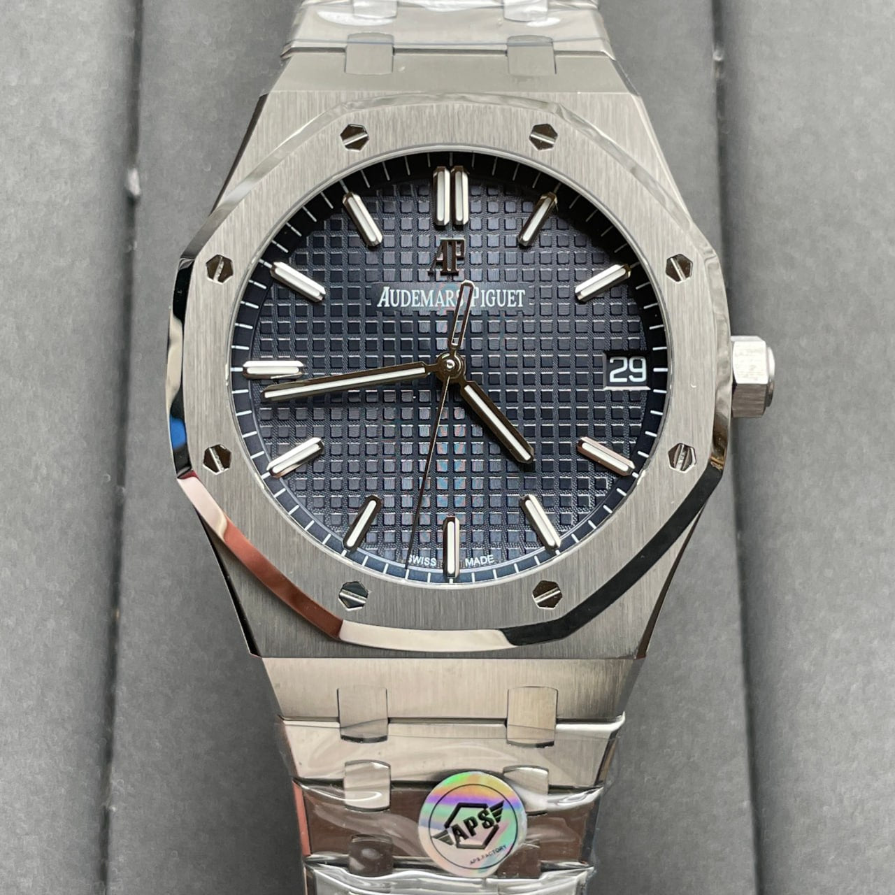 Audemars Piguet Royal Oak 15500ST.OO.1220ST.01 APS Fabbrica V3 quadrante blu 1:1 edizione migliore