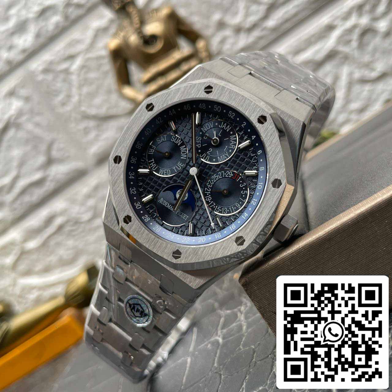 Audemars Piguet Royal Oak 26574ST.OO.1220ST.02 1:1 edizione migliore APS Fabbrica quadrante blu