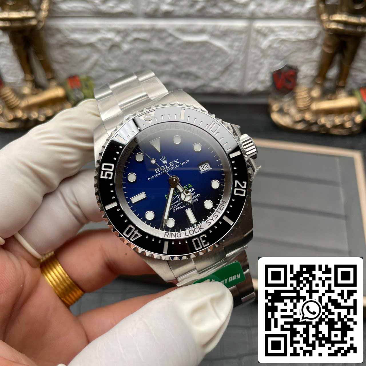 Rolex Sea-Dweller Deepsea M126660-0002 1:1 edizione migliore C+ Fabbrica quadrante blu
