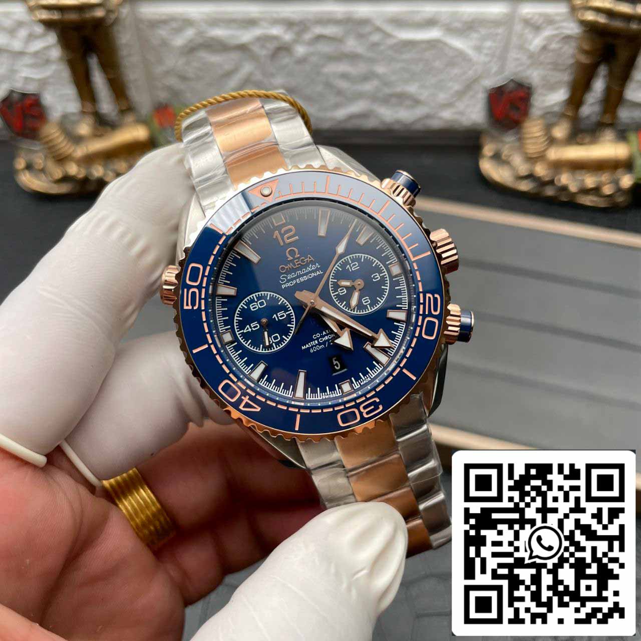 Omega Seamaster Ocean Planet 600M 215.20.46.51.03.001 1:1 Best Edition OM Fabbrica Rose Gold