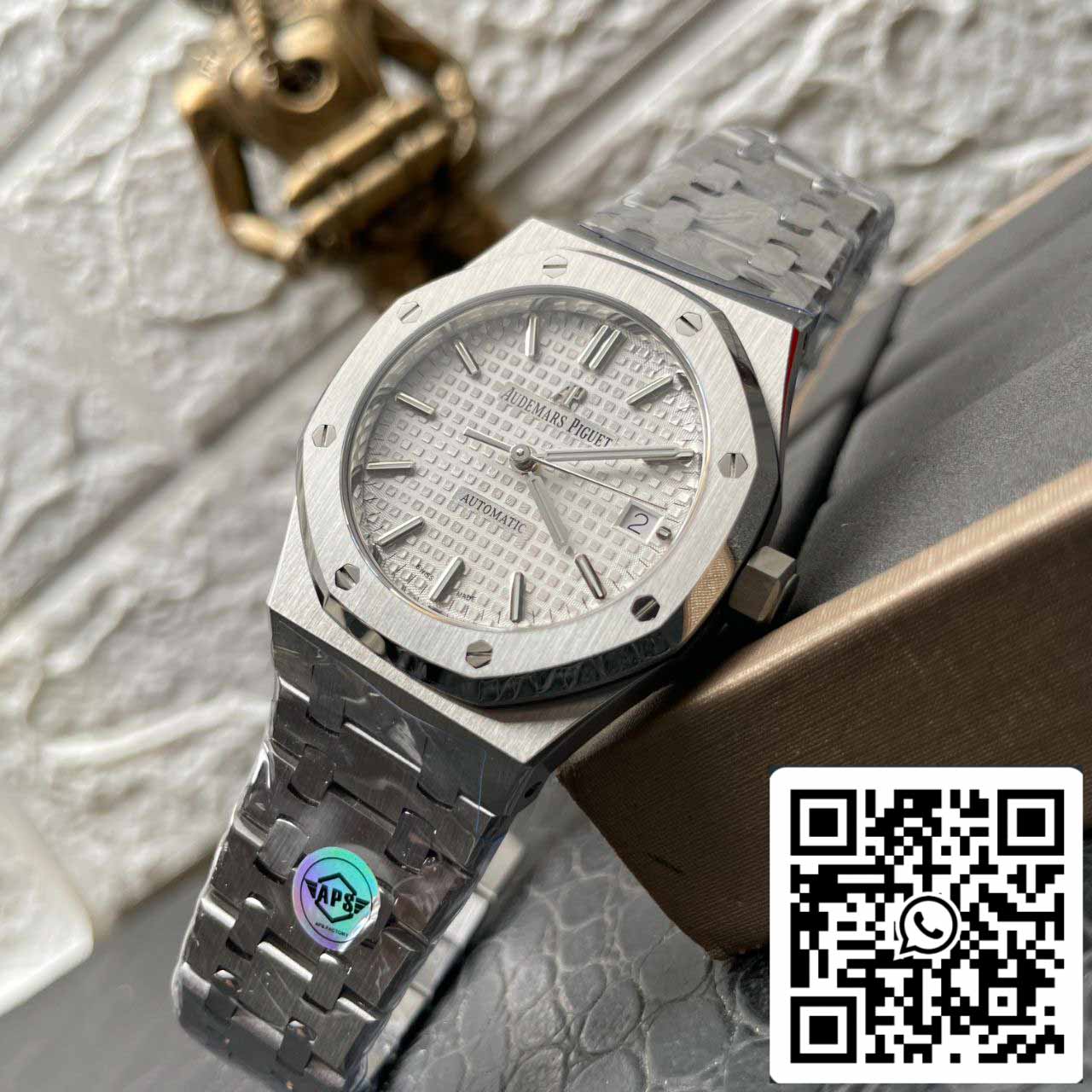 Audemars Piguet Royal Oak 15450ST.OO.1256ST.01 1:1 edizione migliore APS Fabbrica V3 quadrante argento