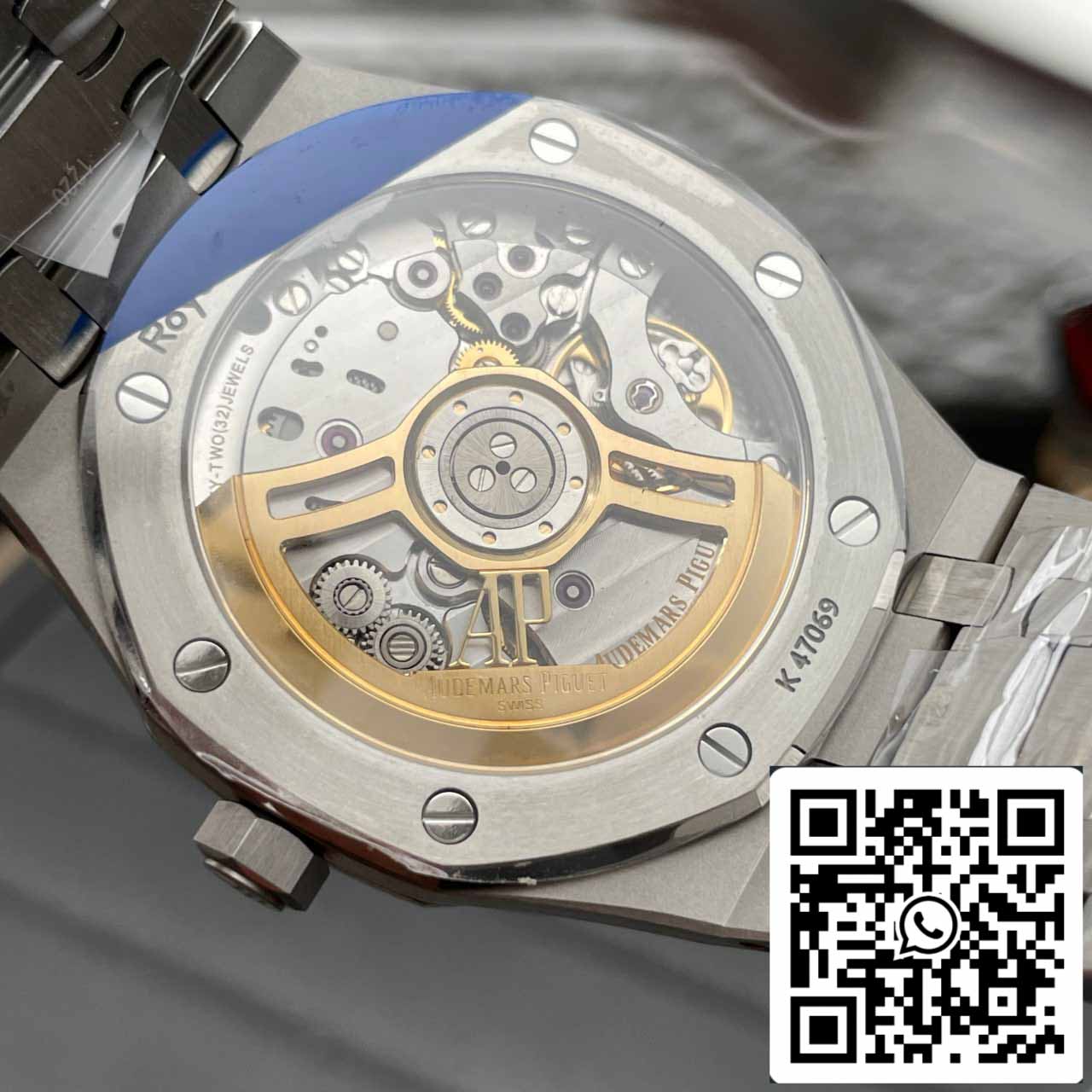 Audemars Piguet Royal Oak 15500ST.OO.1220ST.01 APS Fabbrica V3 quadrante blu
