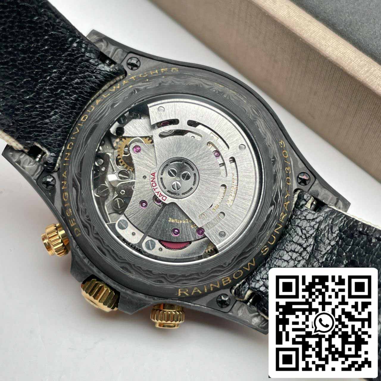 Rolex Daytona Cosmograph Diw versione personalizzata 1:1 edizione migliore Diw Fabbrica quadrante nero