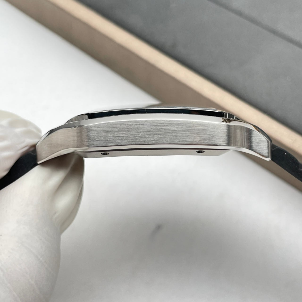 Cartier Santos WSSA0037 1:1 edizione migliore GF Fabbrica V2 Gomma cinturino