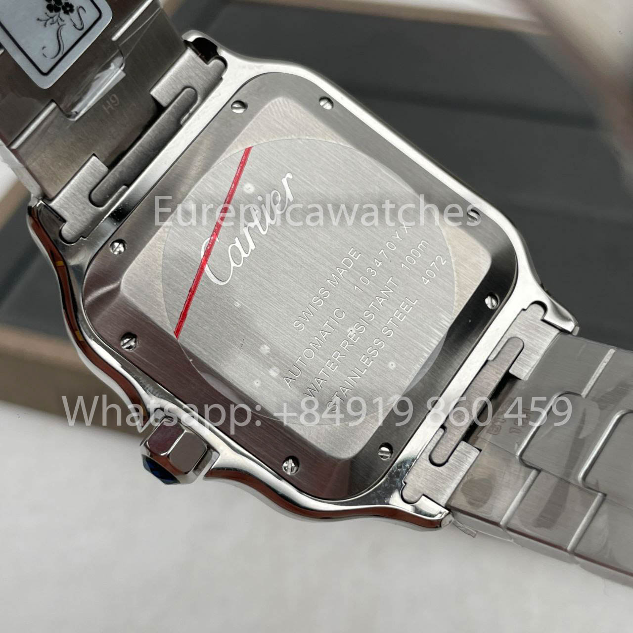 Cartier De Santos W2SA0006 2018 BV Fabbrica 1:1 edición migliore Swiss ETA 9015