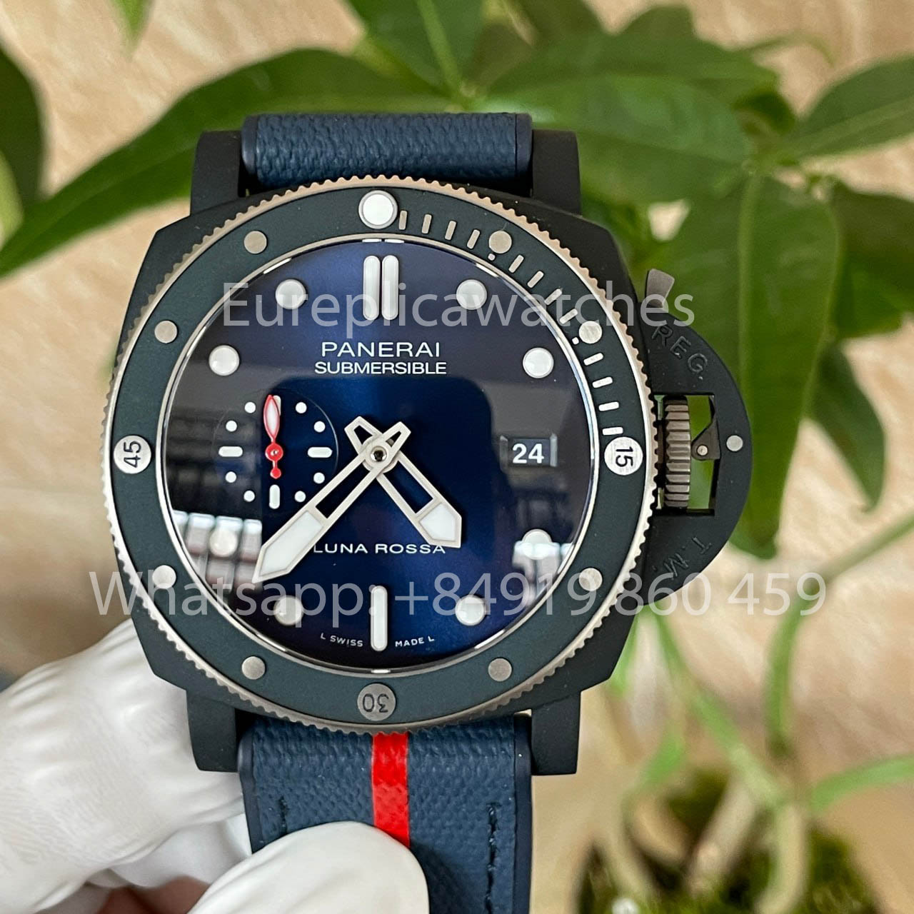Panerai Submersible QuarantaQuattro Luna Rossa  PAM01466  1:1 Best Clone VS Fabbrica