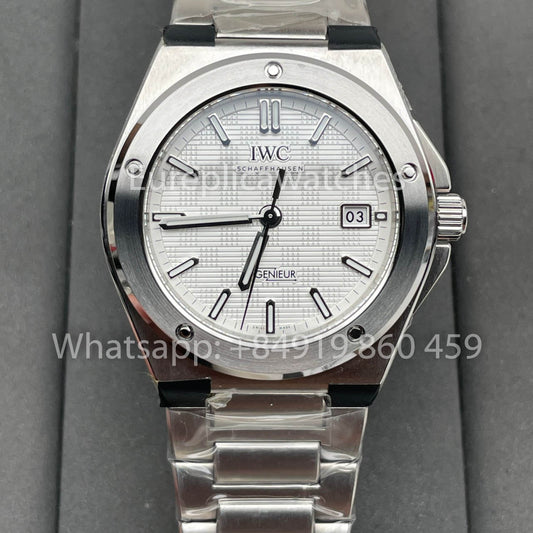 IWC Ingenieur Automatic IW328902 Watch 40mm 1:1 Best Clone V7 Fabbrica White Dial